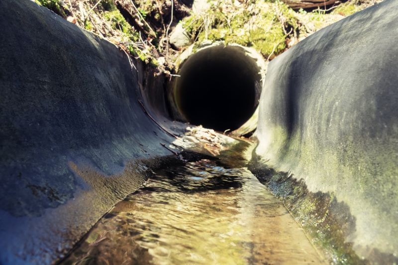 Landscape Swales Installation