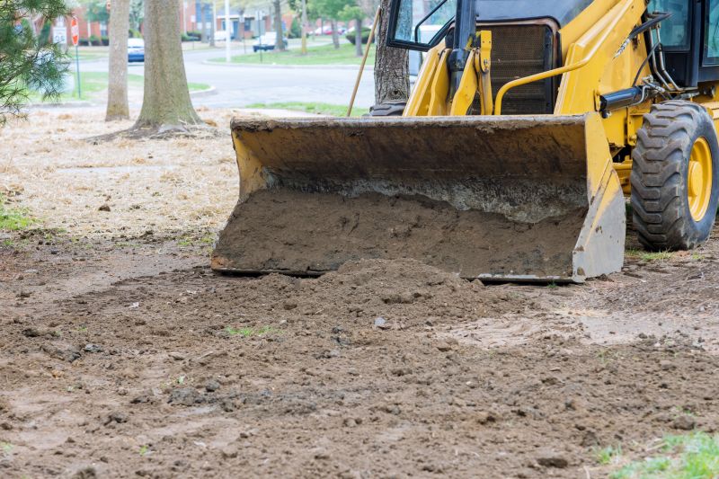 Heavy equipment in action
